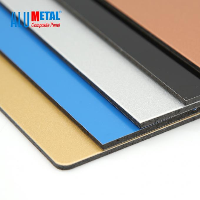 weißes zusammengesetztes AluminiumaCP Platte des Elfenbeins der PETbeschichtung 1220x2440 x4mmx0.40mm