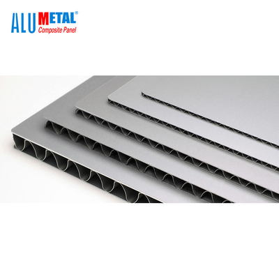 PET PVDF gewölbte Platten-AluminiumVerbundbleche 3mm Franc AA1100
