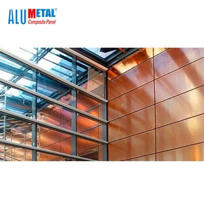 Aluminiummetallzusammengesetzte Platte 1000mm anodisierte feuerfestes Kupfer