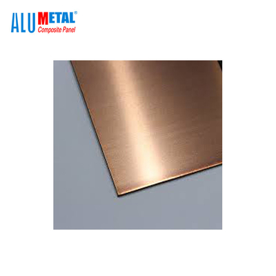 3mm kupferne Sandwich-Metallzusammengesetzte Platten-Aluminium-Umhüllung anodisiertes Ende