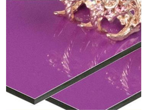 0.08mm PVDF zusammengesetztes AluminiumGremiums-Plastikbrett 1000mm im Freien A2 Franc
