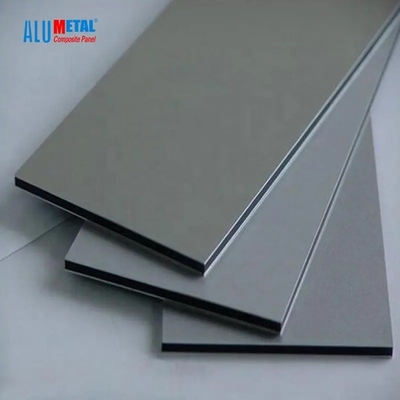 Alumetal bürstete Baumaterialien Innen-ACP-Wand dekorativen Täfelungsmatte color