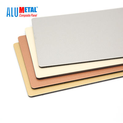 3mm ACM 1250mm Innenzusammengesetztes Plattefassadenelement Aluminium feuerfestes LDPE