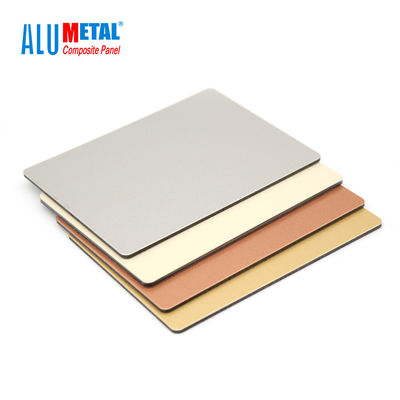 3mm ACM 1250mm Innenzusammengesetztes Plattefassadenelement Aluminium feuerfestes LDPE