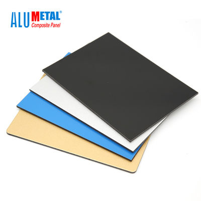 4mm LDPE-Kern PET zusammengesetztes Platte ACP-Aluminiumblatt-feuerfeste Tür-Dekoration 1500mm