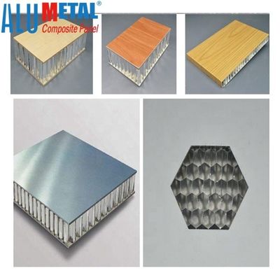 2440mm 4mm Stein-Bienenwaben-Platten-Wand-dekorative Flugzeug-Bienenwaben-Bodenplatten Nano