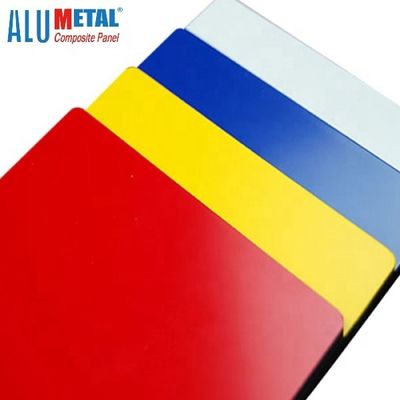 0.4MM 1250mm Feuer-malte bewertetes zusammengesetztes Platte ALUMINIUMPET schwarzes ACP-Blatt AA3003