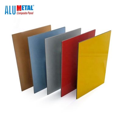 zusammengesetztes Platten-Aluminiumblatt-antistatische Oberfläche 6mm Außenspiegel ACPs PVDF