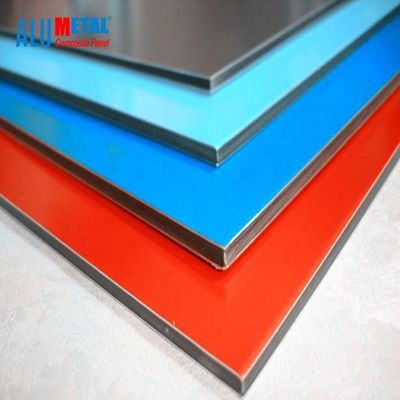 zusammengesetztes Platten-Aluminiumblatt-antistatische Oberfläche 6mm Außenspiegel ACPs PVDF