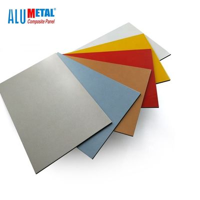 4mm antibakterielles PVDF zusammengesetztes Aluminiumbaumaterial Platten-ACP-Blatt-1250mm