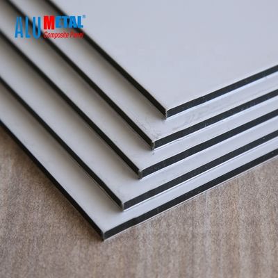 4mm antibakterielles PVDF zusammengesetztes Aluminiumbaumaterial Platten-ACP-Blatt-1250mm