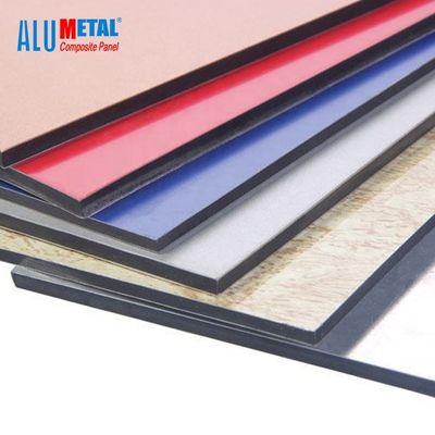 4mm antibakterielles PVDF zusammengesetztes Aluminiumbaumaterial Platten-ACP-Blatt-1250mm