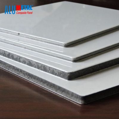 4mm antibakterielles PVDF zusammengesetztes Aluminiumbaumaterial Platten-ACP-Blatt-1250mm