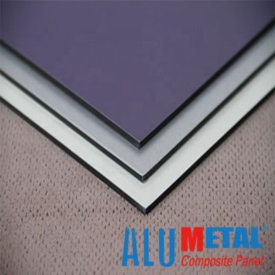 5800mm PET zusammengesetzte Aluminiumplatte, die schwarzes Aluminiumverbundblech ACPs 2mm druckt