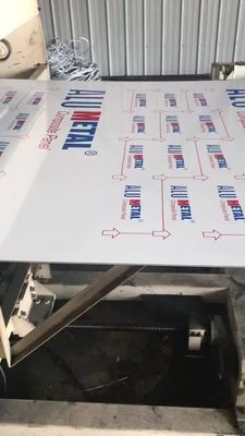 4mm 1250mm Plastikaluminiumverbundblech-Material-Platten-Spektrum AA3003