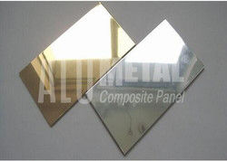 Anodisierte 4mm 5086 Aluminiumblatt des Spiegel-zusammengesetztes Platten-Gold1570mm