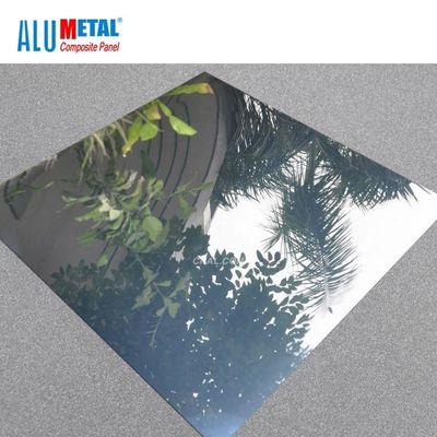 2440mm 3mm Feuer-bewertetes zusammengesetztes Platten-Aluminiumblatt für Fach anodisierte Oberfläche