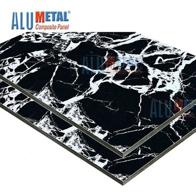 Aluminiumsandwich-Platte FEVE 5800mm AA3003 des Kunststein-4mm