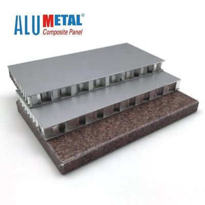 1mm starkes Aluminiumder bienenwaben-4x8 Blatt-Außenumhüllung Sandwich-Platten-10000mm