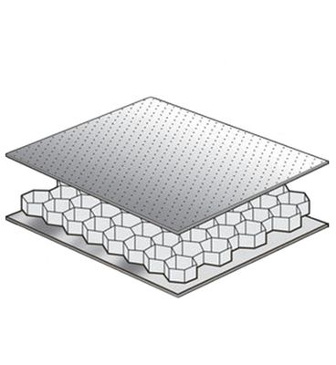 500mm Aluminiumplatten-Bienenwaben-Sandwich-Platte im Freien AA3003 bienenwaben-4x8