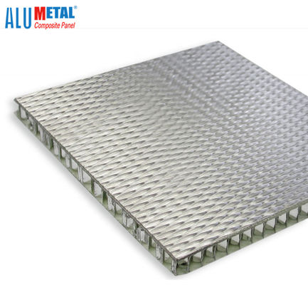 10mm bedeckt 1250mm Plastikaluminiumbienenwaben-Tafel LDPE-Kern
