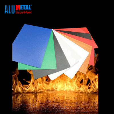 4mm feuerfestes zusammengesetztes Äußer-Metallfassadenelement Aluminium Platten-B1 1250mm