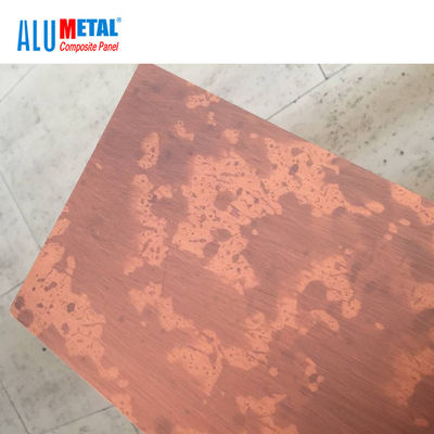 Gebürstetes Aluminiuminnenmetallzusammengesetztes Platten-Blatt 4mm LDPE 1000mm