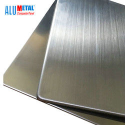 Formen Sie Edelstahl-Aluminiumzusammengesetzte Plastikplatte FEVE 1220mm AA1100 des Beweis-5000mm