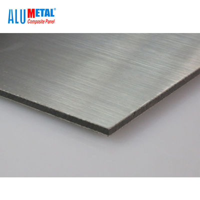 1000MM PET bedecken dekorative zusammengesetzte Aluminiumfassadenelemente Edelstahl 6mm FEVE