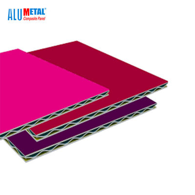 Gewölbtes Aluminiummaterial täfelt Beschichtung 1220X2440MM ACP-Umhüllungs-PVDF