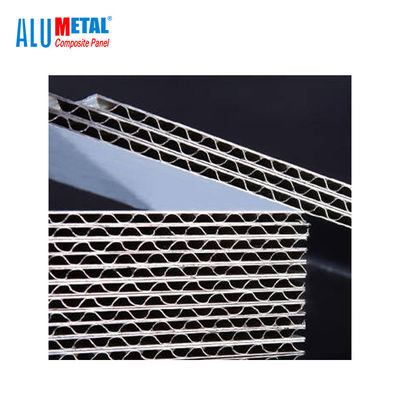 Gewölbtes Aluminiummaterial täfelt Beschichtung 1220X2440MM ACP-Umhüllungs-PVDF