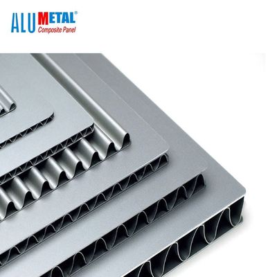 Grünes feuerfestes Aluminium A2 runzelte der Platten-3mm PVDF Legierung ACP-Blatt-1100