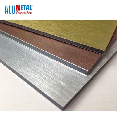 3MM dünnes gebürstetes zusammengesetztes Platten-AluminiumBlech 1570MM AA1100