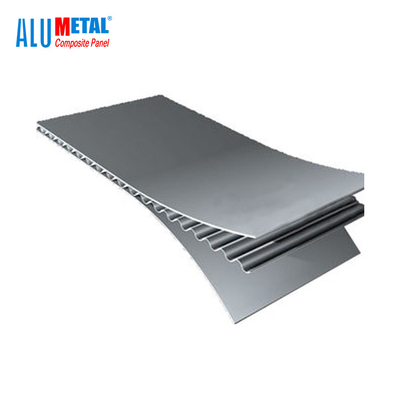 8mm gewölbte Überdachungsblatt-dauerhafte zusammengesetzte Aluminiumaluminiumplatte 3D
