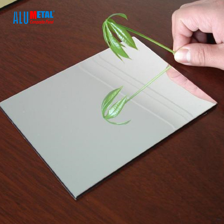 Platten-Blatt 0.5mm starker HDPE Aluminiumkern des feuerfesten Spiegel-B1 zusammengesetzter