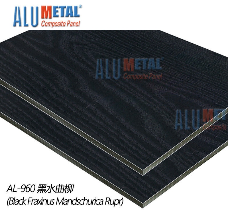 0.06mm malten überzogene Aluminiumplatte 1250mm des blatt-4mm Acm Innen für Landhaus