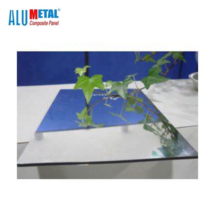 Spiegel-zusammengesetztes Platten-ACP-Aluminiumblatt LDPE-Kern-AA3003, das 2440mm B1 Franc verbiegt